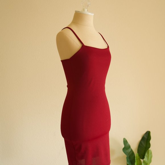 Red Cocktail Dress - Picture 2 of 3